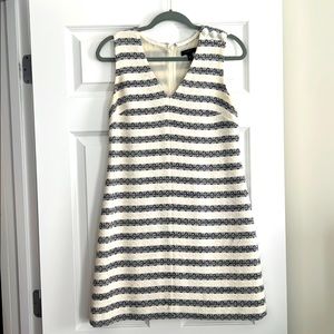 J. Crew blue and white striped dress - size 6p